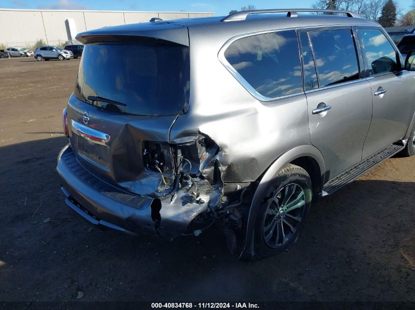 2020 Nissan Armada Sl 4Wd VIN: JN8AY2NC9L9616344 Lot: 40834768