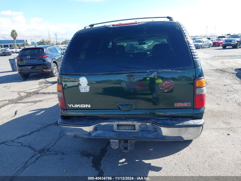 2002 GMC Yukon Slt VIN: 1GKEK13Z82R232767 Lot: 40834786