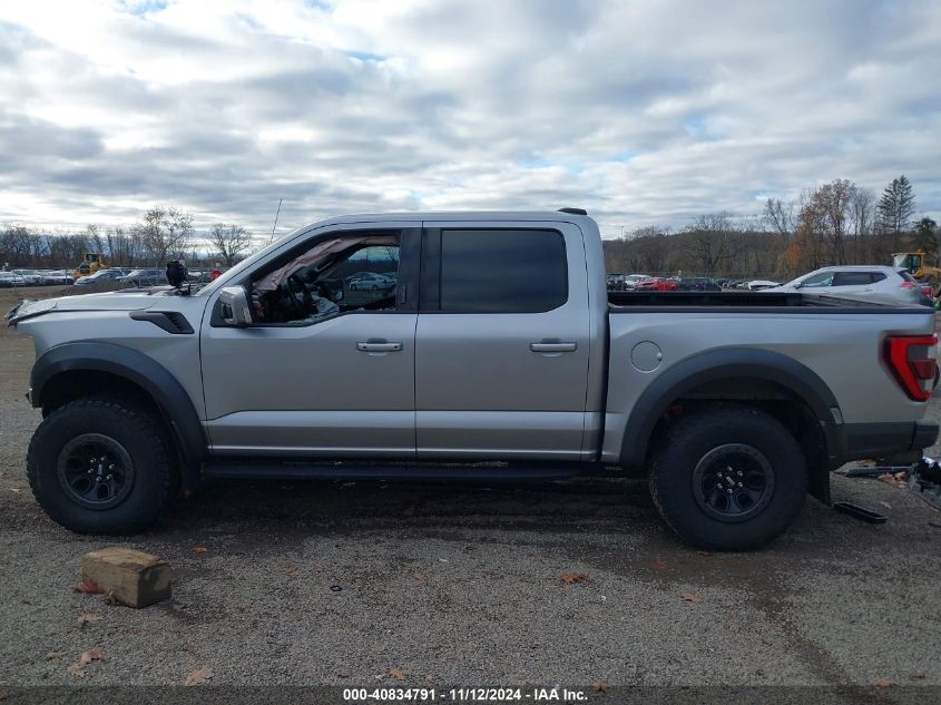 2022 Ford F-150 Raptor VIN: 1FTFW1RG1NFB00501 Lot: 40834791