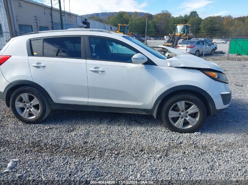 2013 Kia Sportage Lx VIN: KNDPB3A22D7523463 Lot: 40834800