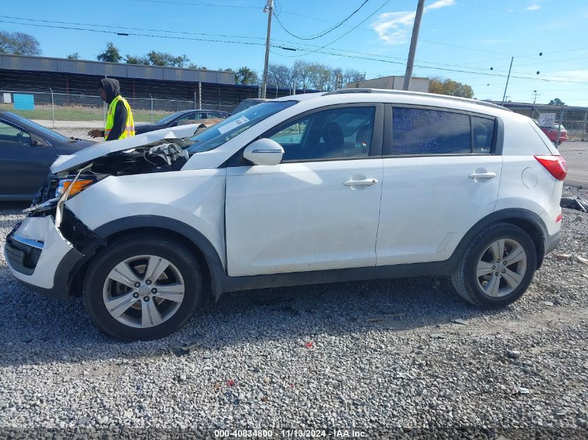 2013 Kia Sportage Lx VIN: KNDPB3A22D7523463 Lot: 40834800