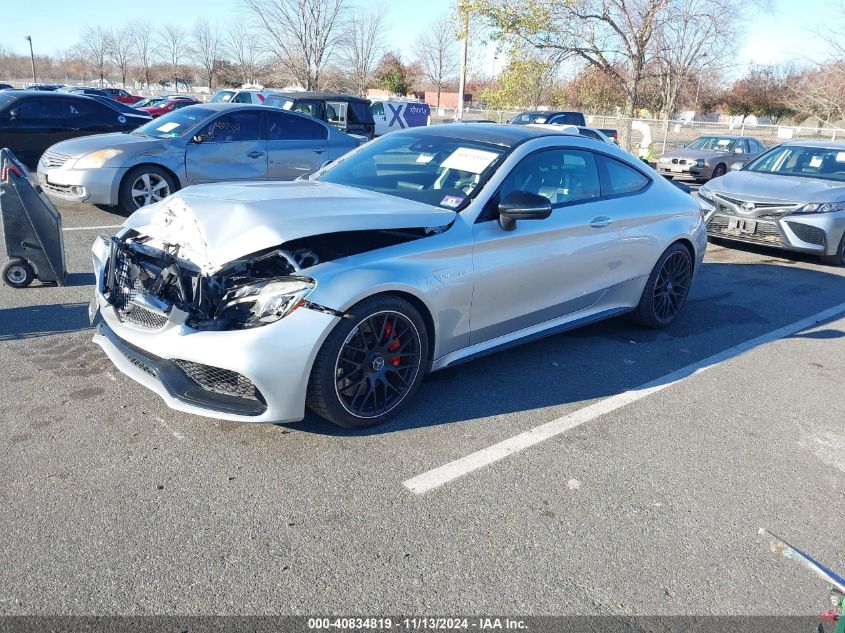 VIN WDDWJ8HB5JF637224 2018 Mercedes-Benz AMG C 63, S no.2