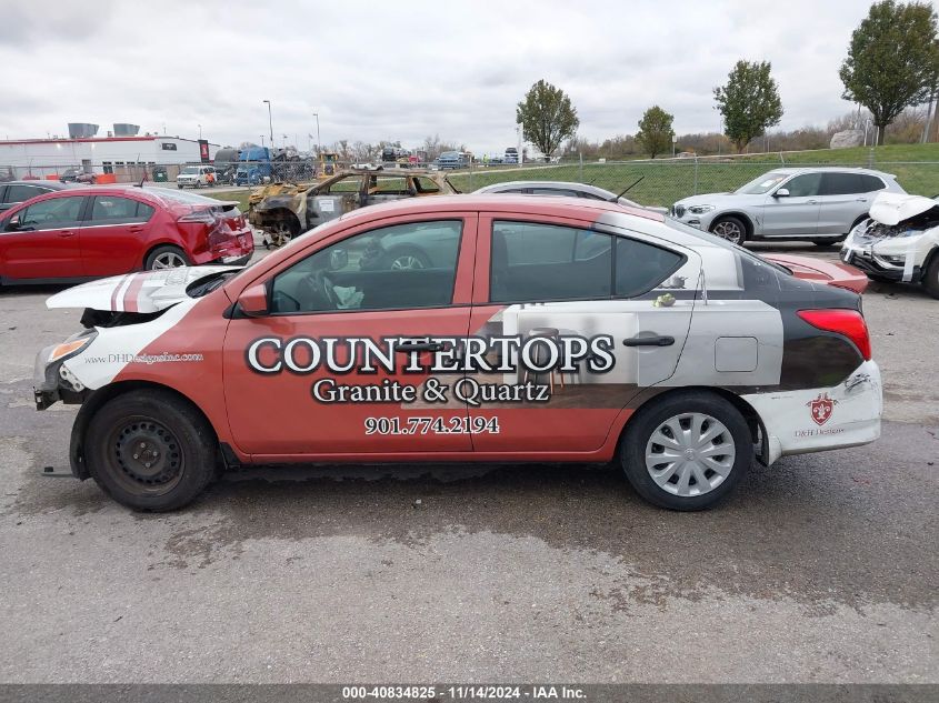 2019 Nissan Versa 1.6 S+ VIN: 3N1CN7AP2KL807132 Lot: 40834825