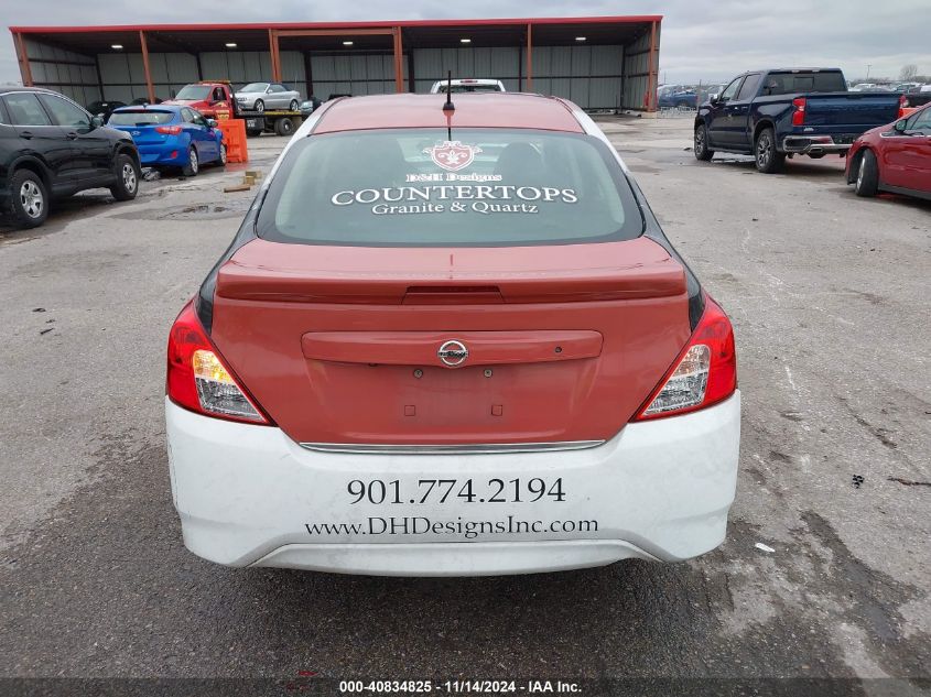 2019 Nissan Versa 1.6 S+ VIN: 3N1CN7AP2KL807132 Lot: 40834825