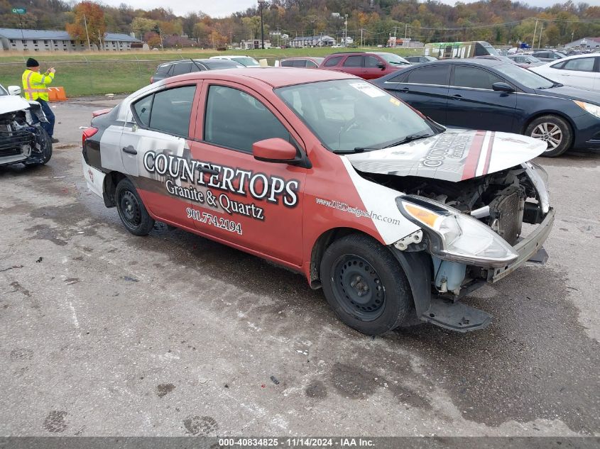 2019 Nissan Versa 1.6 S+ VIN: 3N1CN7AP2KL807132 Lot: 40834825