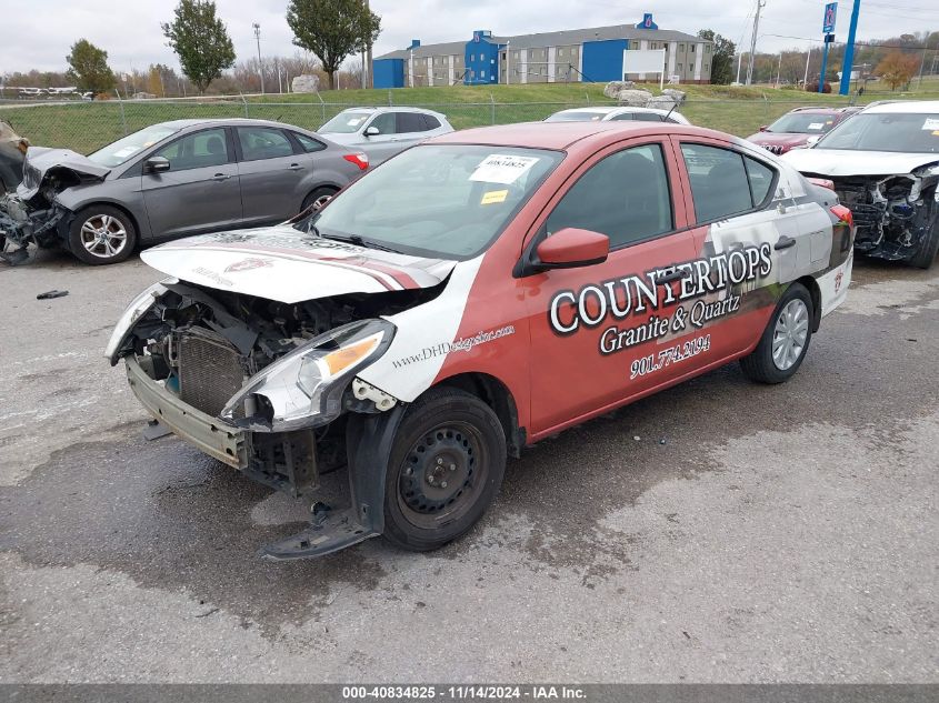 2019 Nissan Versa 1.6 S+ VIN: 3N1CN7AP2KL807132 Lot: 40834825