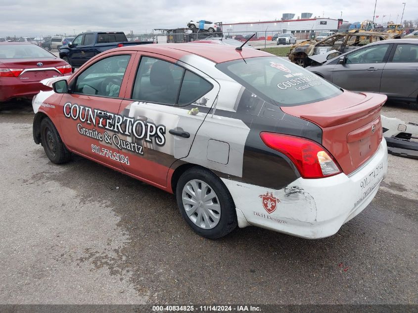 2019 Nissan Versa 1.6 S+ VIN: 3N1CN7AP2KL807132 Lot: 40834825