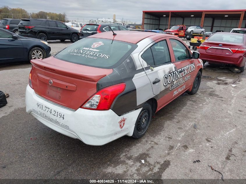 2019 Nissan Versa 1.6 S+ VIN: 3N1CN7AP2KL807132 Lot: 40834825