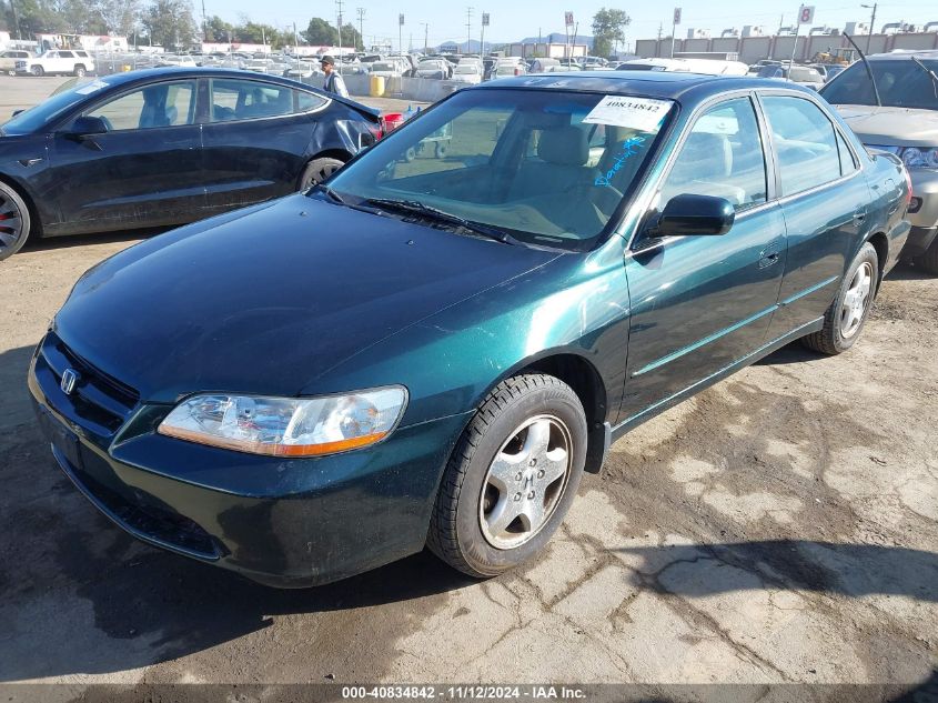 1998 Honda Accord Ex V6 VIN: 1HGCG1655WA021626 Lot: 40834842