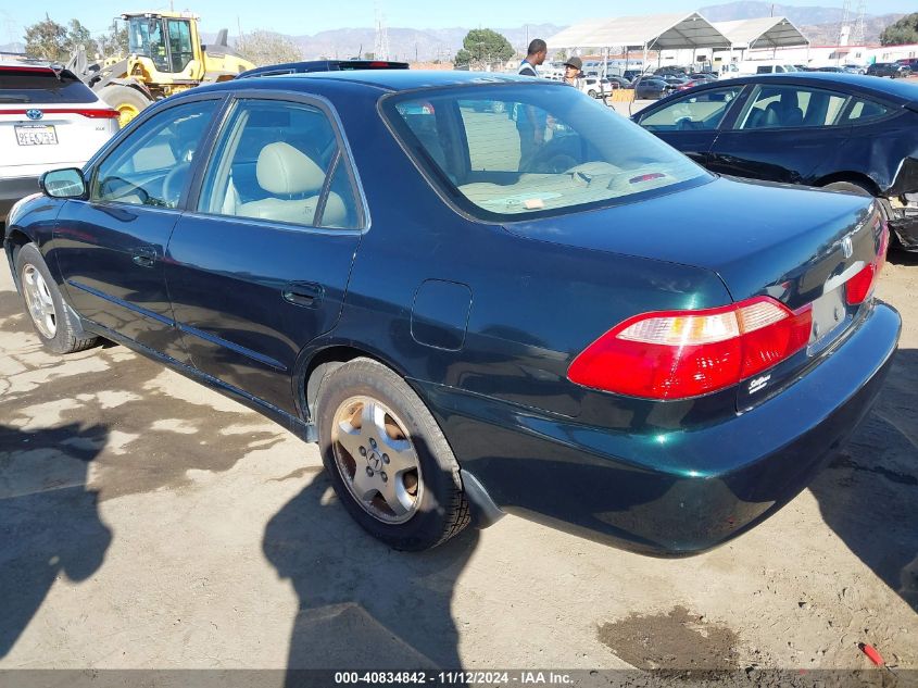 1998 Honda Accord Ex V6 VIN: 1HGCG1655WA021626 Lot: 40834842