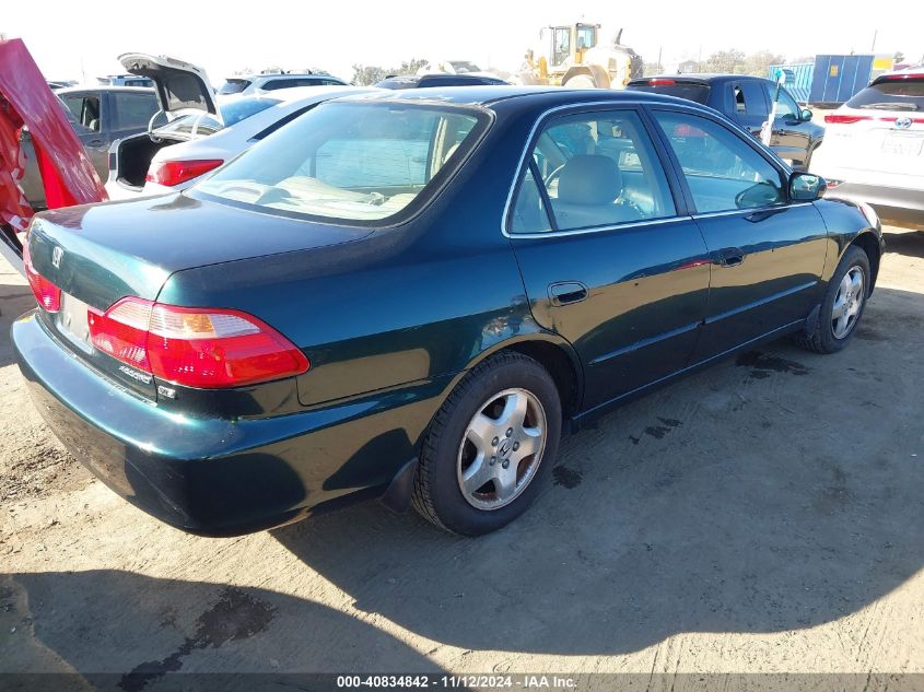 1998 Honda Accord Ex V6 VIN: 1HGCG1655WA021626 Lot: 40834842