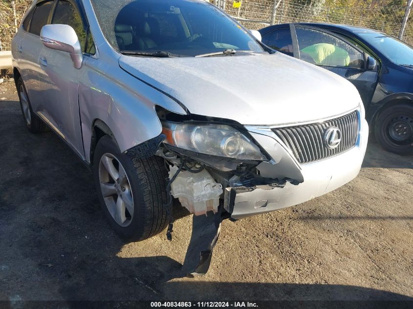 2010 Lexus Rx 350 VIN: 2T2BK1BA4AC006613 Lot: 40834863