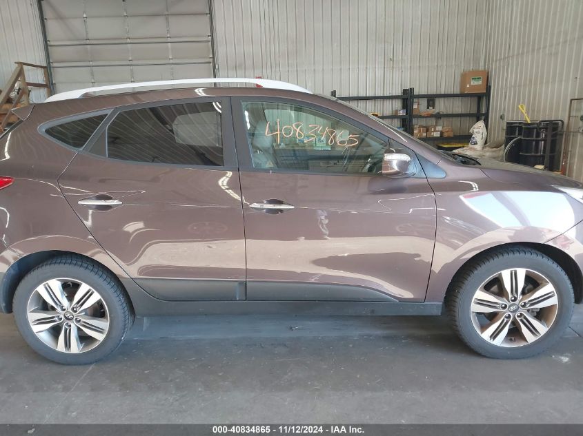 2015 Hyundai Tucson Limited VIN: KM8JUCAG1FU987243 Lot: 40834865