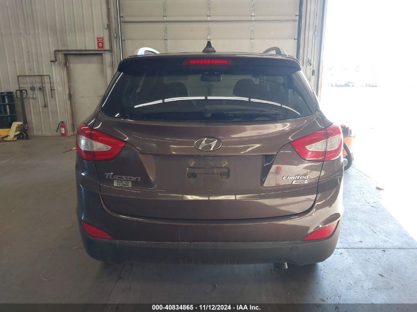 2015 Hyundai Tucson Limited VIN: KM8JUCAG1FU987243 Lot: 40834865