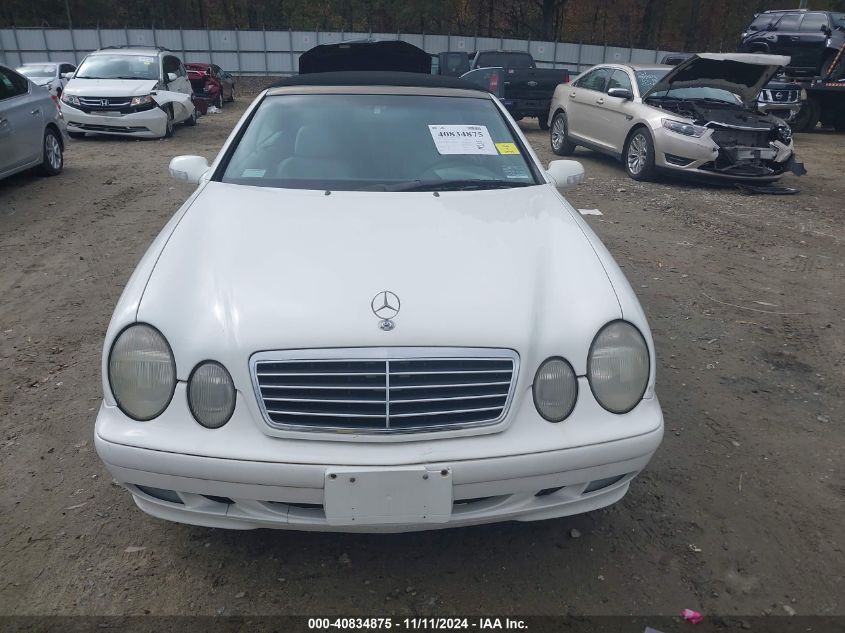 2002 Mercedes-Benz Clk 320 VIN: WDBLK65G32T109777 Lot: 40834875