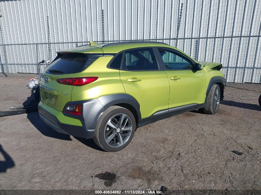 2019 Hyundai Kona Ultimate VIN: KM8K53A55KU219209 Lot: 40834892