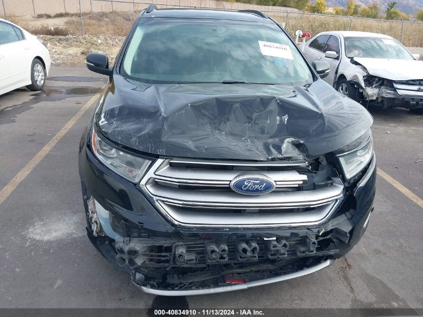 2018 Ford Edge Sel VIN: 2FMPK4J80JBB89278 Lot: 40834910