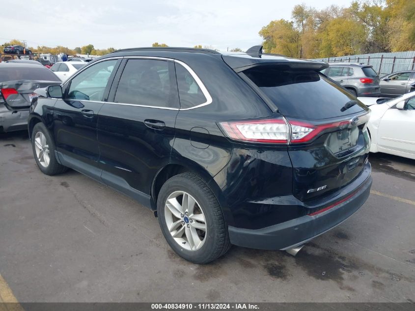 2018 Ford Edge Sel VIN: 2FMPK4J80JBB89278 Lot: 40834910