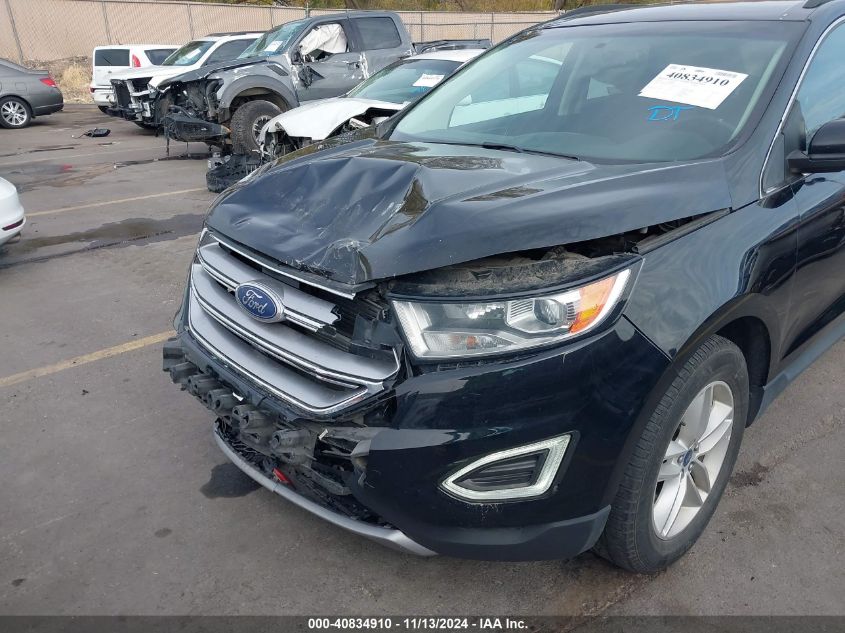 2018 Ford Edge Sel VIN: 2FMPK4J80JBB89278 Lot: 40834910