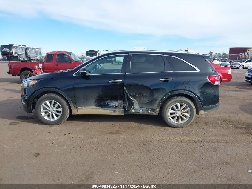 2018 Kia Sorento 2.4L Lx VIN: 5XYPGDA3XJG401903 Lot: 40834926