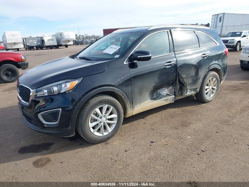 2018 Kia Sorento 2.4L Lx VIN: 5XYPGDA3XJG401903 Lot: 40834926