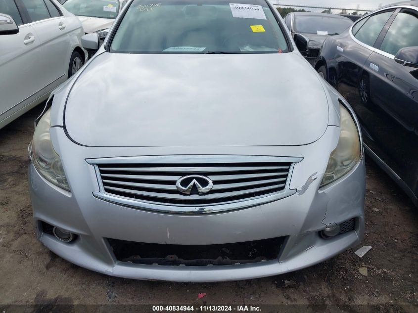 2012 Infiniti G37X VIN: JN1CV6AR7CM672264 Lot: 40834944