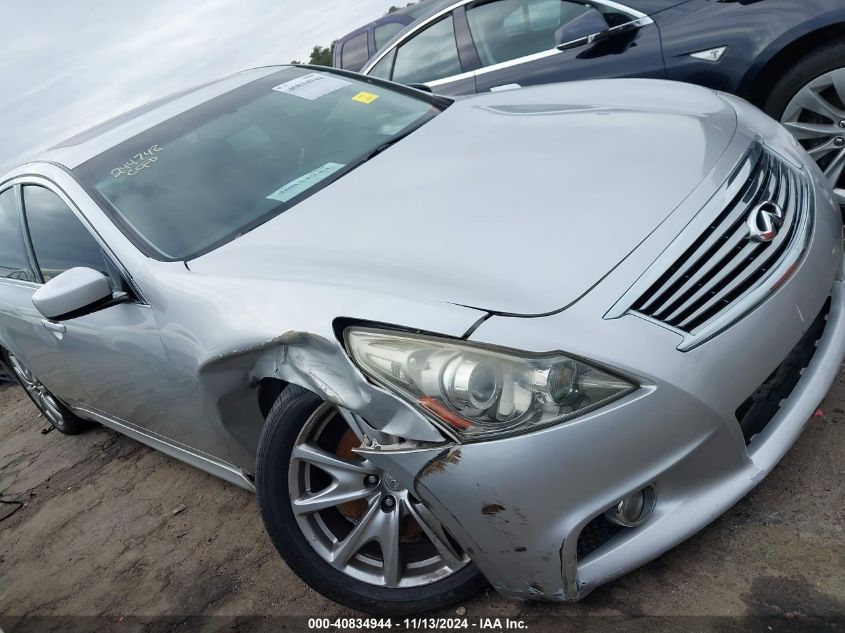 2012 Infiniti G37X VIN: JN1CV6AR7CM672264 Lot: 40834944