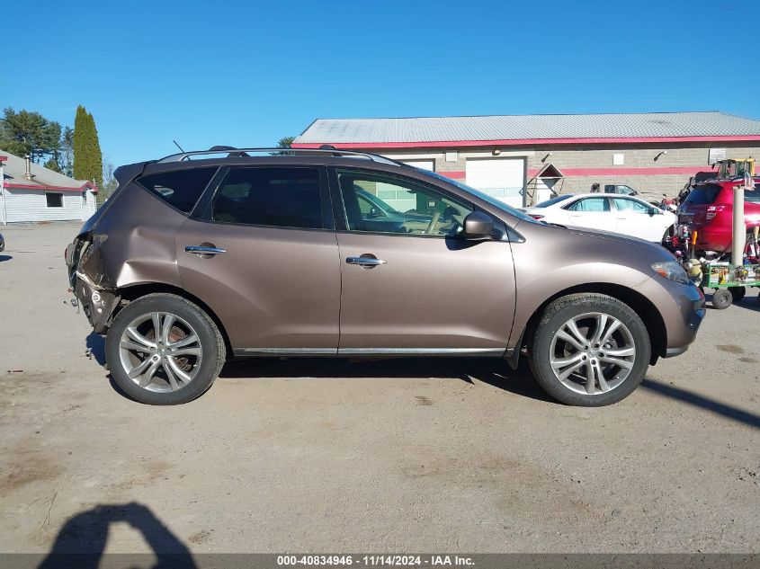 2012 Nissan Murano Le VIN: JN8AZ1MW4CW228491 Lot: 40834946