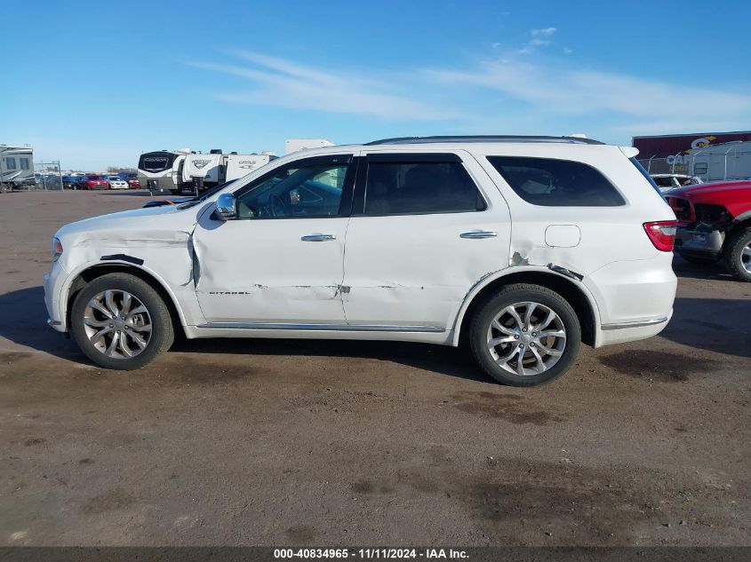 2018 Dodge Durango Citadel Awd VIN: 1C4SDJET2JC176411 Lot: 40834965