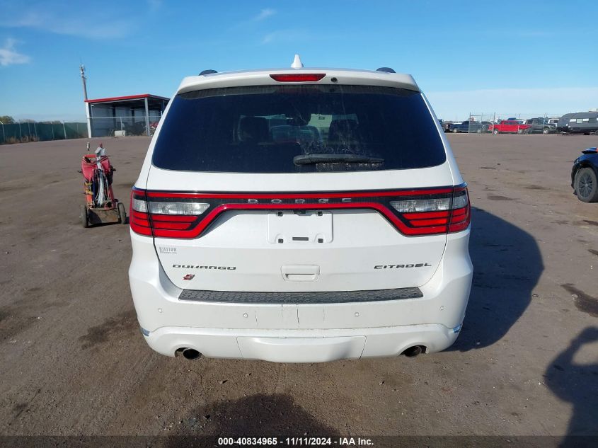 2018 Dodge Durango Citadel Awd VIN: 1C4SDJET2JC176411 Lot: 40834965