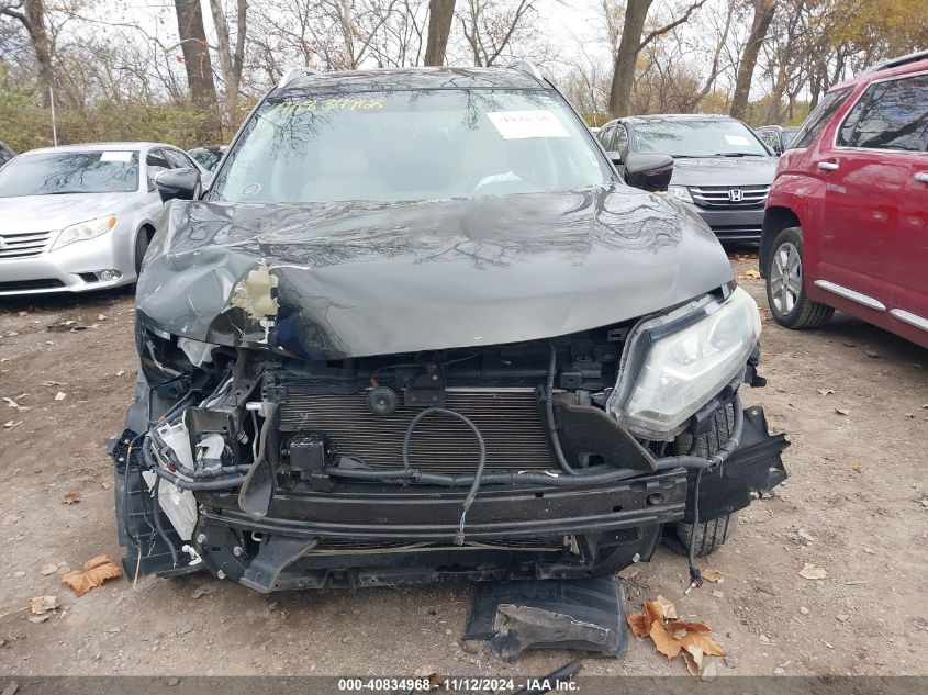 2016 Nissan Rogue Sl VIN: 5N1AT2MV9GC757626 Lot: 40834968