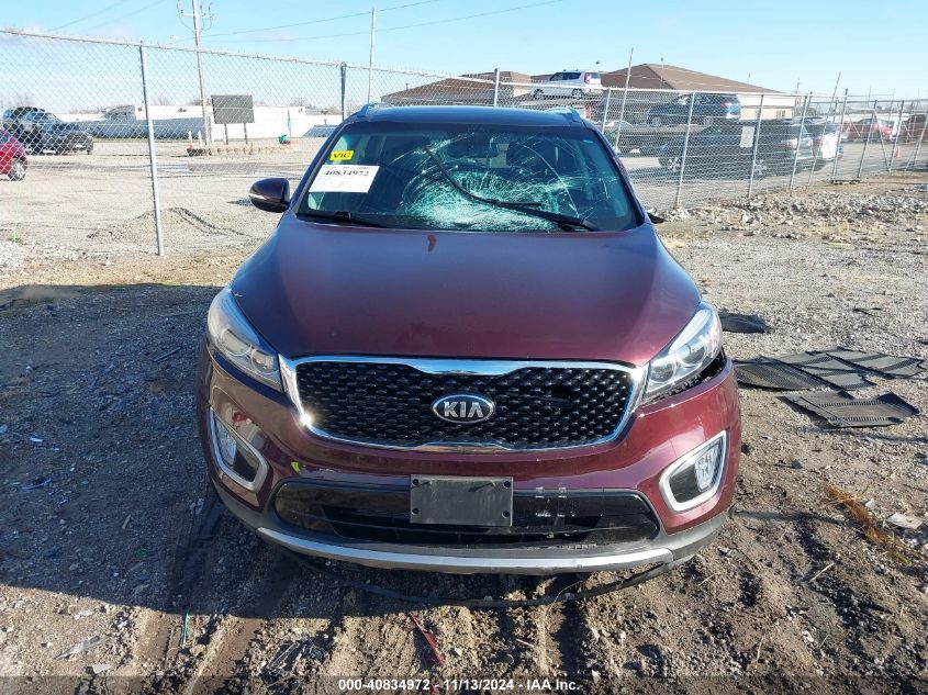 2016 Kia Sorento 3.3L Ex VIN: 5XYPHDA53GG174934 Lot: 40834972