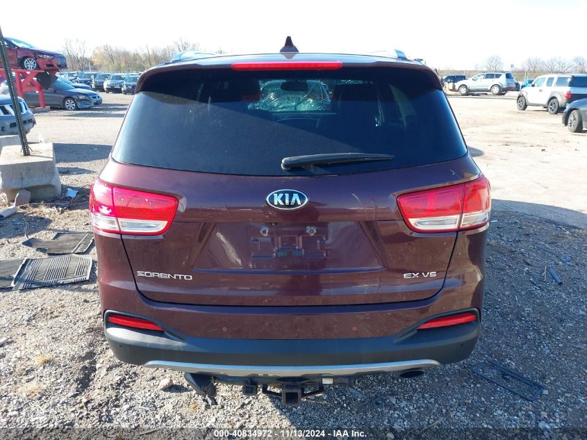 2016 Kia Sorento 3.3L Ex VIN: 5XYPHDA53GG174934 Lot: 40834972