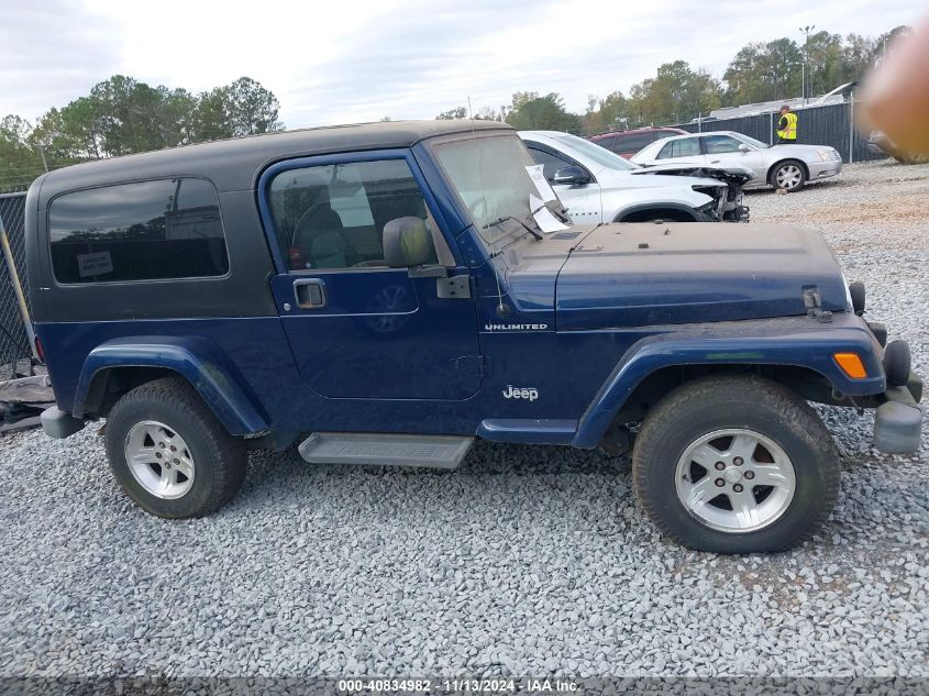 2005 Jeep Wrangler Unlimited VIN: 1J4FA44S25P343928 Lot: 40834982