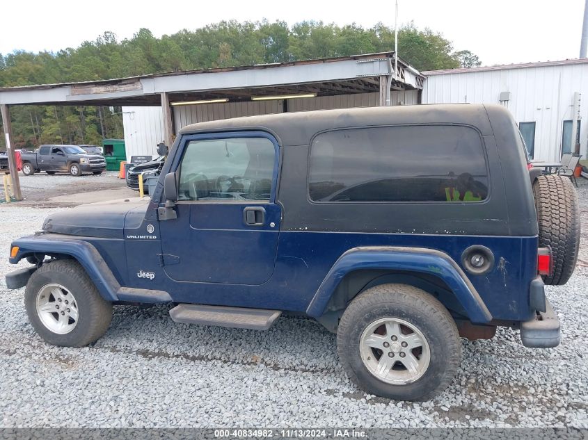 2005 Jeep Wrangler Unlimited VIN: 1J4FA44S25P343928 Lot: 40834982