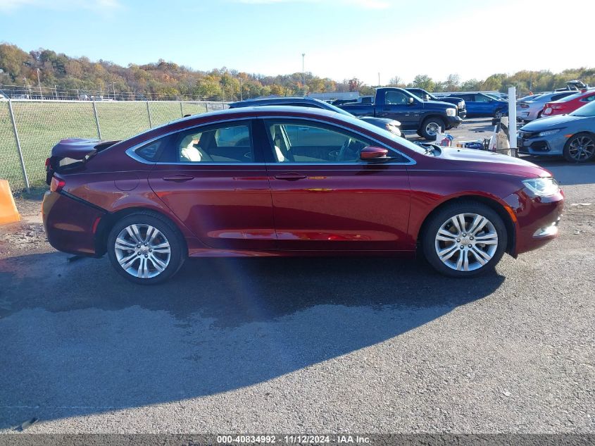 2015 Chrysler 200 Limited VIN: 1C3CCCAB3FN546751 Lot: 40834992