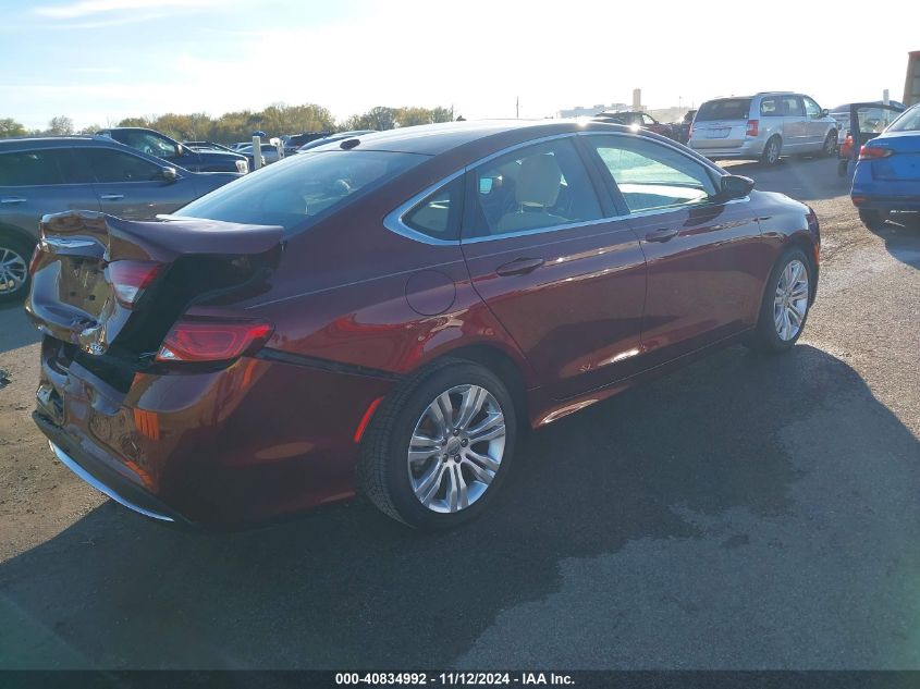 2015 Chrysler 200 Limited VIN: 1C3CCCAB3FN546751 Lot: 40834992