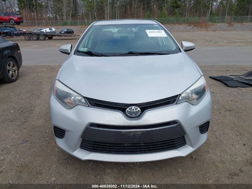 2015 Toyota Corolla Le VIN: 2T1BURHEXFC475123 Lot: 40835002