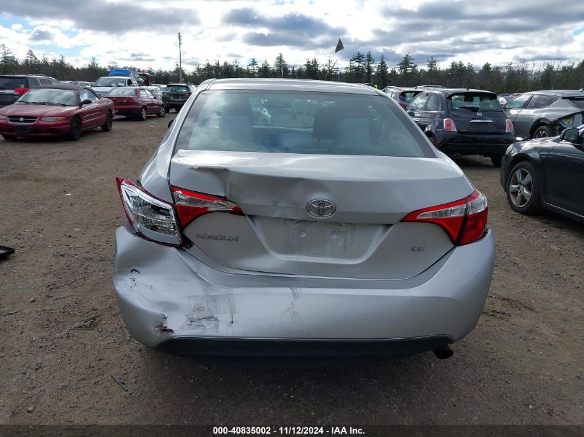 2015 Toyota Corolla Le VIN: 2T1BURHEXFC475123 Lot: 40835002