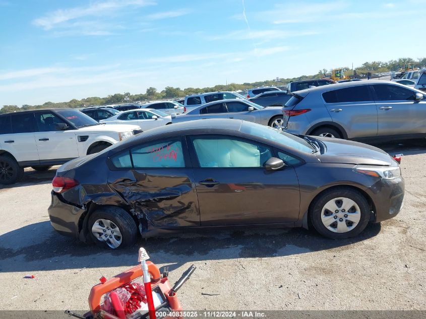 2017 Kia Forte Lx VIN: 3KPFK4A7XHE152412 Lot: 40835025