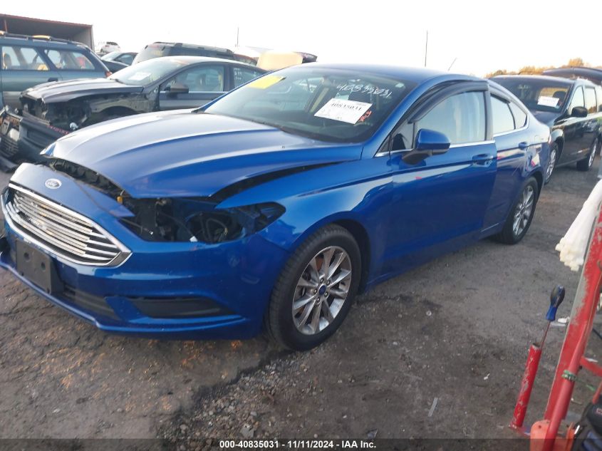 VIN 3FA6P0H77HR227999 2017 Ford Fusion, SE no.2