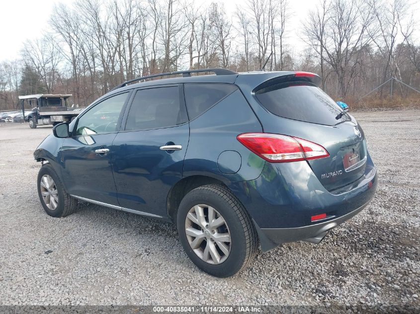 2013 Nissan Murano Sl VIN: JN8AZ1MW7DW315173 Lot: 40835041