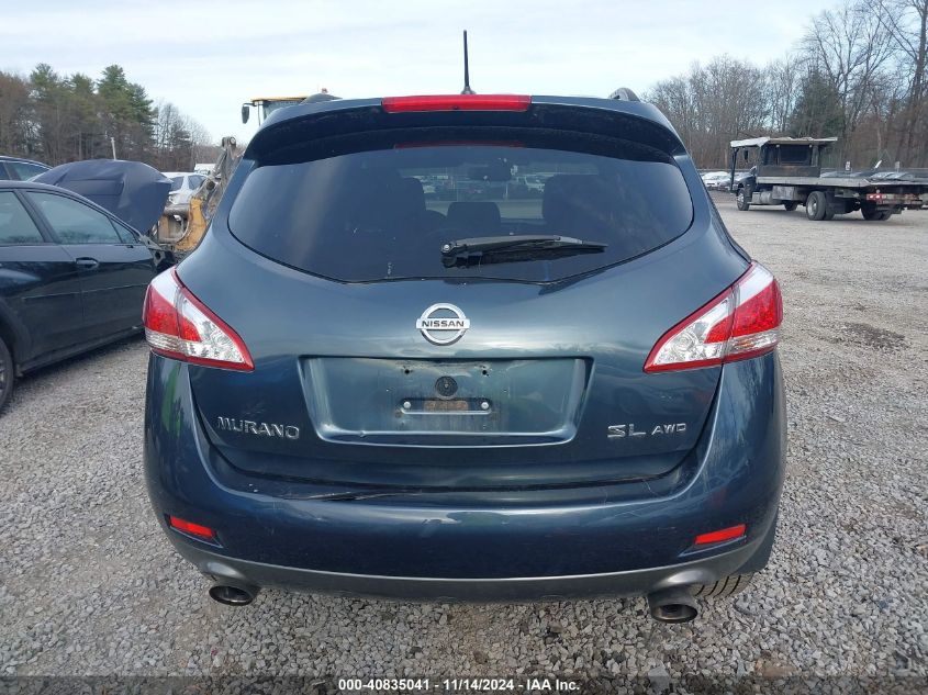 2013 Nissan Murano Sl VIN: JN8AZ1MW7DW315173 Lot: 40835041