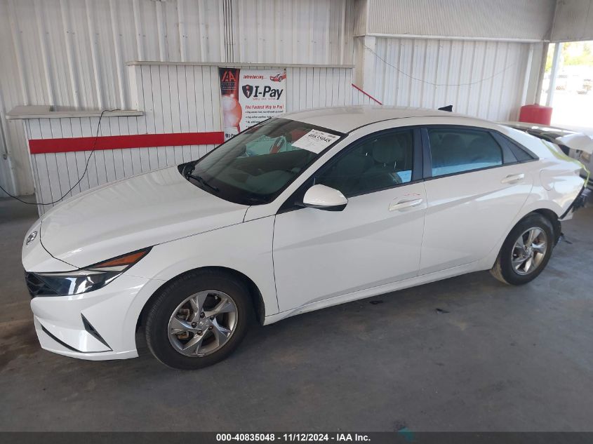 2022 Hyundai Elantra Se VIN: 5NPLL4AGXNH054861 Lot: 40835048