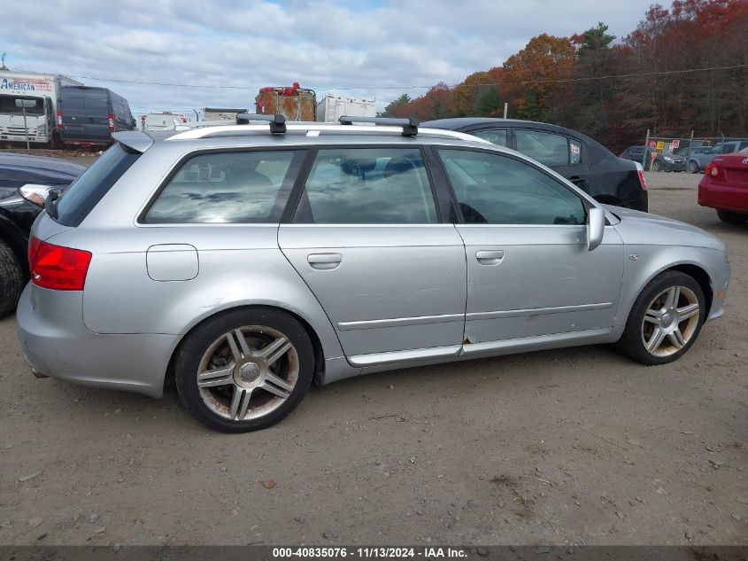 2008 Audi A4 2.0T/2.0T Avant Special Edition VIN: WAUKF78E68A010826 Lot: 40835076