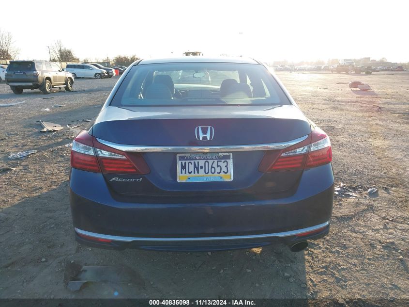 2017 Honda Accord Lx VIN: 1HGCR2F31HA167491 Lot: 40835098