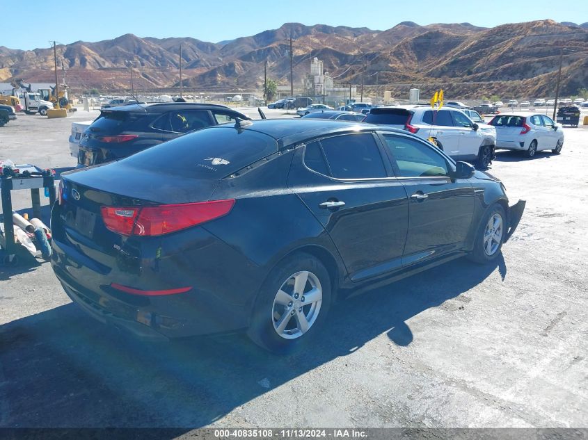 VIN 5XXGM4A70FG459722 2015 KIA OPTIMA no.4