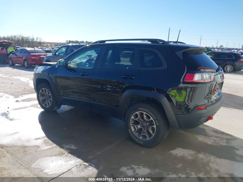 2020 Jeep Cherokee Trailhawk 4X4 VIN: 1C4PJMBX5LD627416 Lot: 40835125