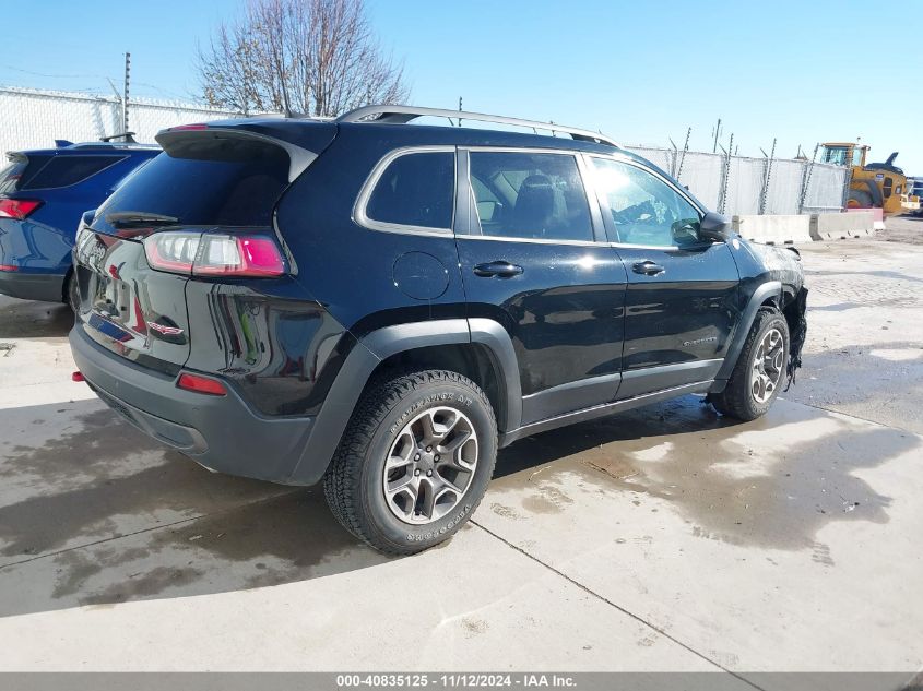 2020 Jeep Cherokee Trailhawk 4X4 VIN: 1C4PJMBX5LD627416 Lot: 40835125