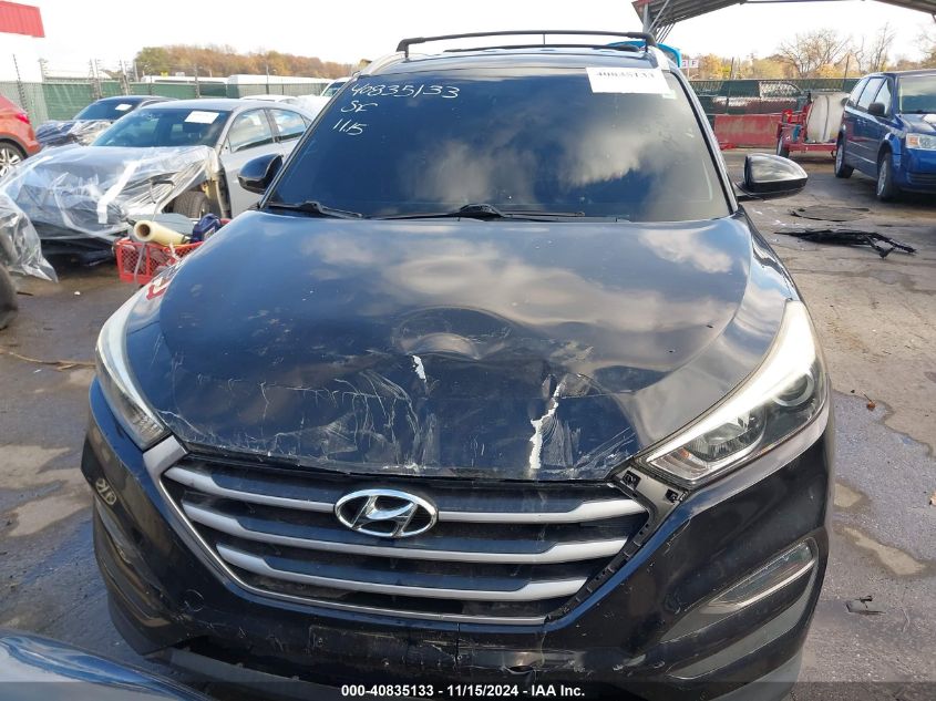 2017 Hyundai Tucson Se VIN: KM8J3CA43HU382510 Lot: 40835133